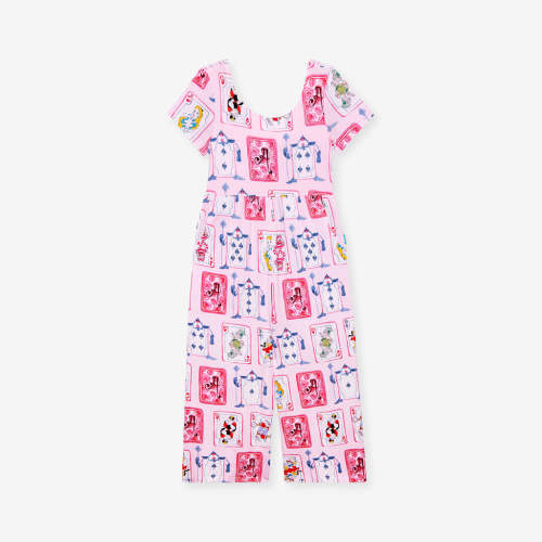 Disney Alice and the Queen Tie Back Jumpsuit