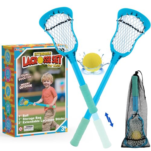 Amazon.com: Foayex Adjustable Mini Lacrosse Stick Set Kids Outdoor Toys with Ball & Bag | Outside Games for Beach, Pool, Yard & Camping, Birthday Gift for Boys & Girls Ages 3-8, Large Pocket for Easy Catching