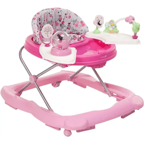 Disney Baby Minnie Mouse Baby Walkers and Activity Center with Music and Lights, Garden Delight