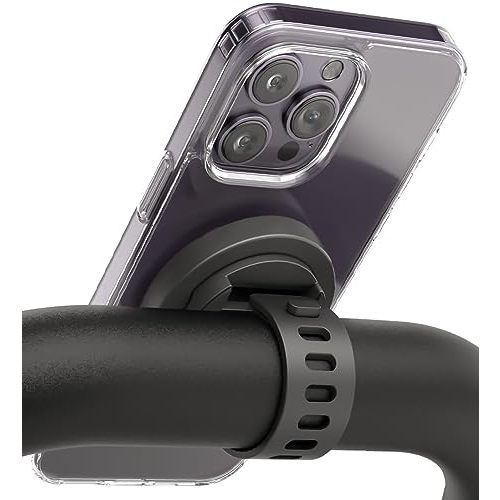 ENCASED Grip-X Magnetic Bar Mount, Compatible with MagSafe - Phone Holder for Gym, Home Fitness Bikes, Workout Equipment, Stroller and Cart Handlebars (iPhone 16, iPhone 15, 14, 13 Series)