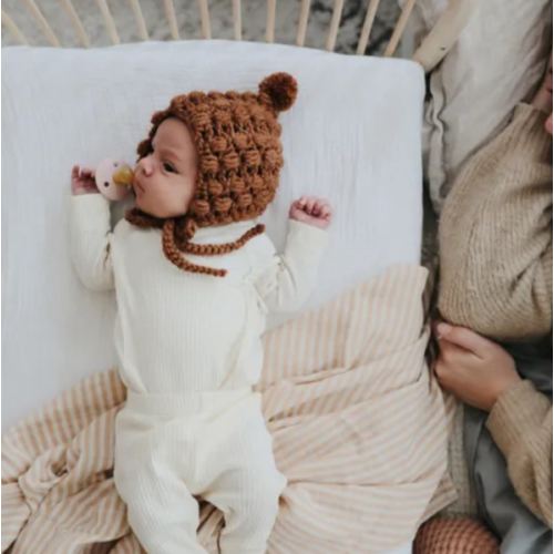 Organic Cotton Bassinet Mattress | White