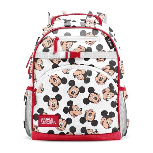 Simple Modern Medium Disney Toddler Backpack for School Girls and Boys | Kindergarten Elementary Kids Backpack | Fletcher Collection | Kids - 15" tall | Mickey Mouse Fun