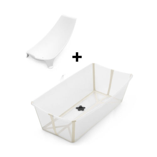 Foldable Baby Bath Tub Stokke® Flexi XL Bundle