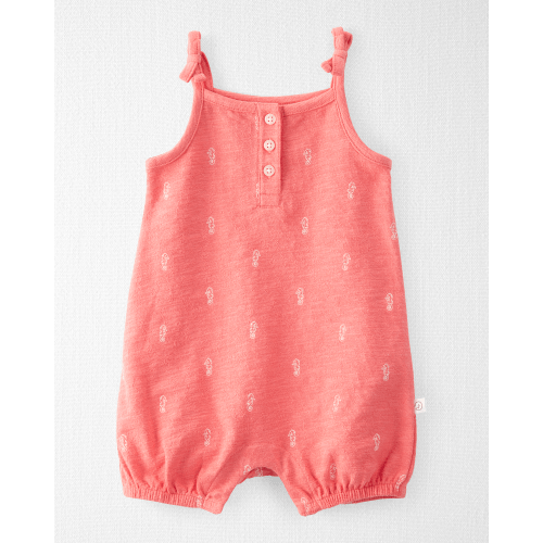 Baby Romper Made with Organic Cotton in Seahorse Print - Little Planet | Carter's