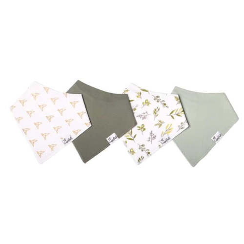 Copper Pearl - Bandana Drool Bibs - 4 Pack - Haven
