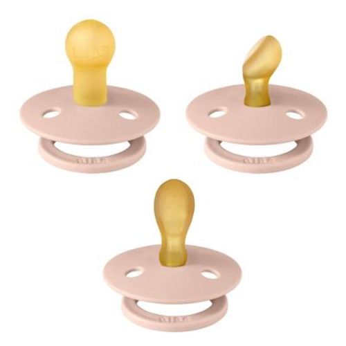 Bibs Try-it Colour Pacifier - Ivory - 3pk