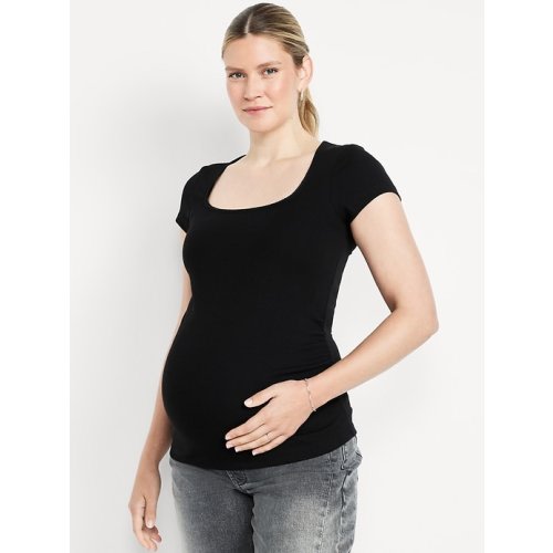 Maternity Trapeze-Neck T-Shirt | Old Navy