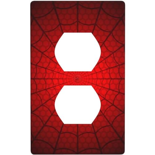Spider Web Outlet Covers Decorative Electrical Outlets Duplex Outlet 1-Gang Wall Plate Receptacle Wall Outlet Cover