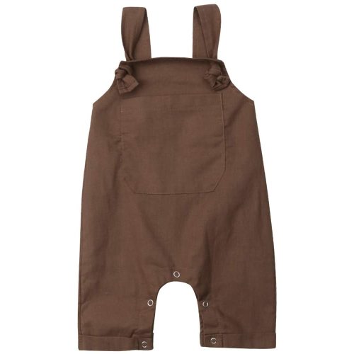 6-12mth Organic Romper Overalls