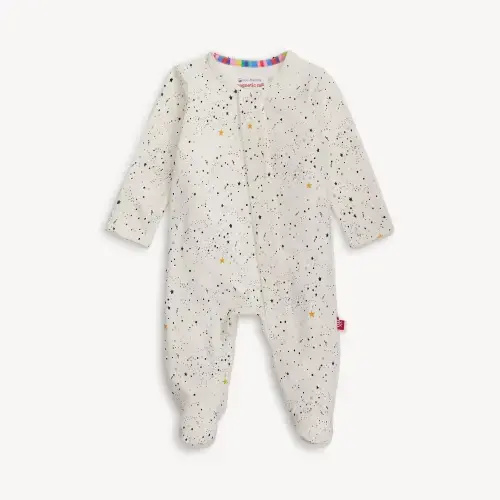 Magnetic Me stardust CloudStretch™ footie, 6-9M