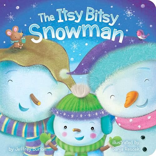 The Itsy Bitsy Snowman Board Book