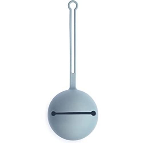 mushie Silicone Pacifier Holder Case (Powder Blue)