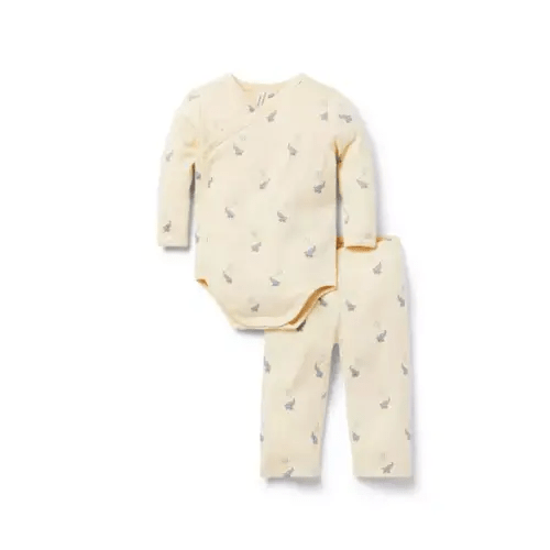 Baby Elephant Wrap Matching Set