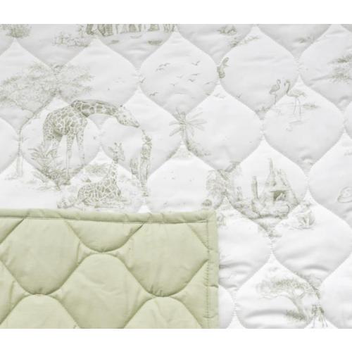 Safari Toile Quilted Playmat