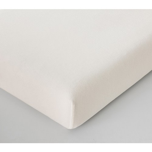 Velour Organic Crib Fitted Sheet | Pottery Barn Kids