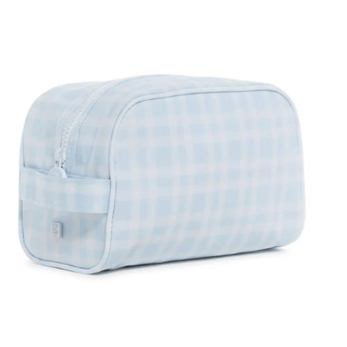 TRVL Stow It Dopp Bag - Pimlico Plaid Blue