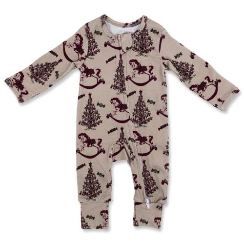 Rocking Around the Christmas Tree Folding Feet Jammies – Cowkid Clothing Company