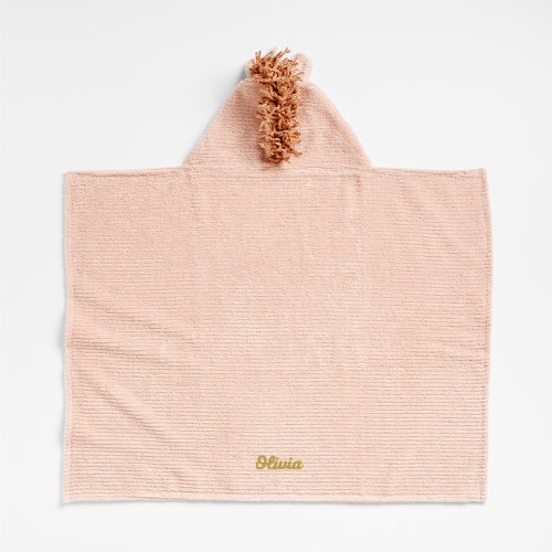 Personalized Unicorn Organic Hooded Baby Towel