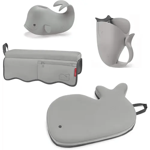 Skip Hop Moby Baby Bath Essential Set, Grey