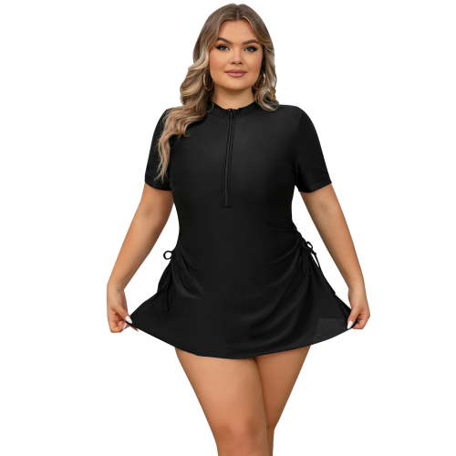labor water dress One Piece Swimsuit for Women 2XL Black Dress