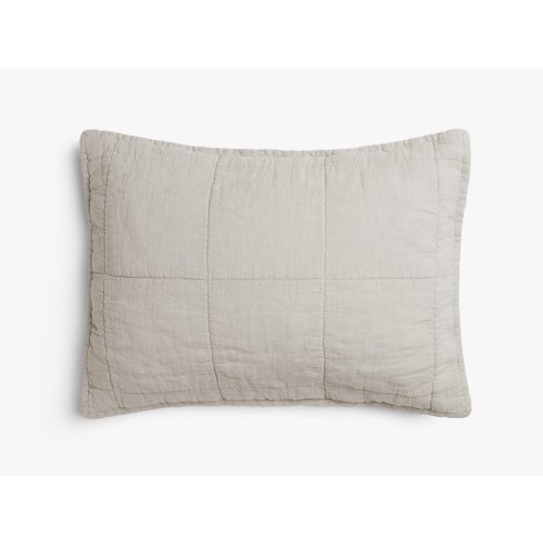Toddler Linen Box Quilted Sham