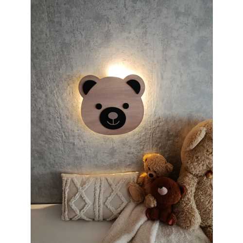 Bear lamp for children's room, light for children's room, lamp