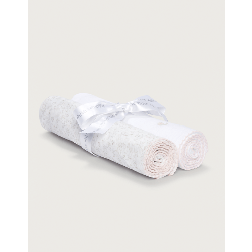 The White Company | Organic Cotton Clementine Floral Muslins