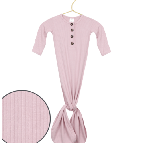 Haven Ribbed Knotted Gown