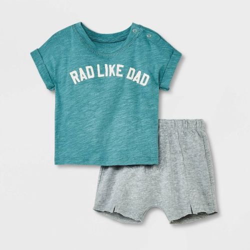 Grayson Mini Baby Boys' 2pc 'Dad' Top & Bottom Set
