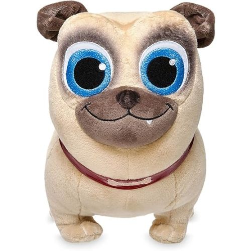 DISNEY STORE Official Puppy Dog Pals Plush Toy - Soft and Cuddly Puppy Stuffed Animal, Plush Toys, Collectible Character, Stuffed Dogs for Kids – Rolly, 12 Inches