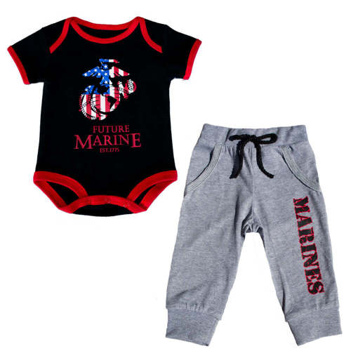 Licensed Marine 2pc Baby Jogger Set
