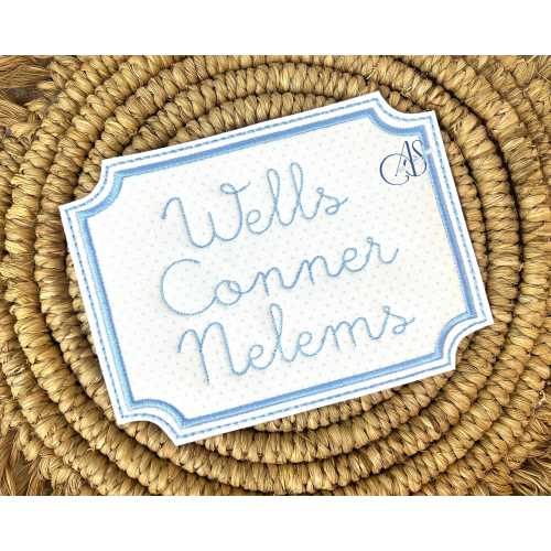 Baby Name Plaque, Welcome Baby Sign, Baby Announcement Sign, Baby Embroidered Banner, Baby Hospital Sign Baby Bassinet Sign Baby Birth Stats