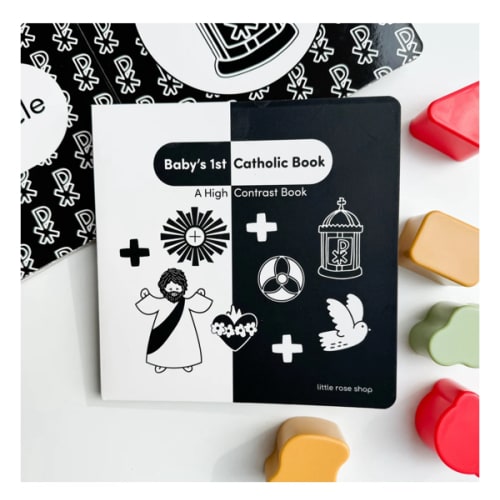 Baby's 1st Catholic Book: A High Contrast Board Book – The Little Rose Shop