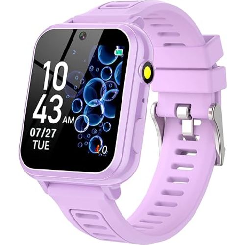 Kids Smart Watches Girls Gifts Age 3-12, Smart Watch for Kids with 24 Games Camera Video Recorder Music Player Alarm Calculator Stopwatch Flashlight Pedometer Gift Toys for Girls Ages 5 6 7 8 9 10