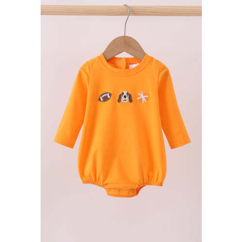 Orange puppy Tennessee football embroidery bubble