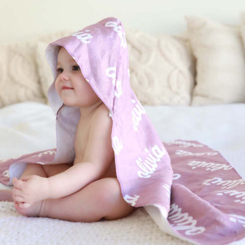 Personalized Hooded Towel | Solids