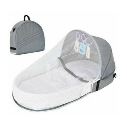 Folding Baby Bed For On-The-Go, Portable Bassinet With Breathable Mesh Sides, Lightweight And Compact Design, Perfect For Indoor Outdoor Use, Suitable For Newborn To 36 Months
