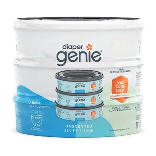 Diaper Genie Unscented 3-Pack Round Refills