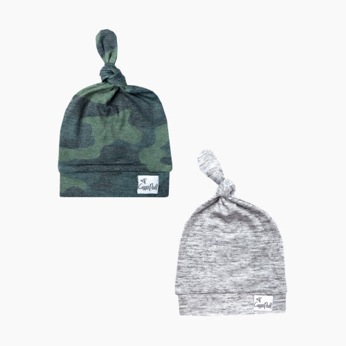 Copper Pearl Top Knot Hat Bundle - Hunter/Asher