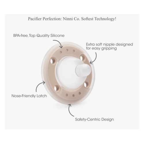 Ninni Pacifier Oatmeal 2 Pack