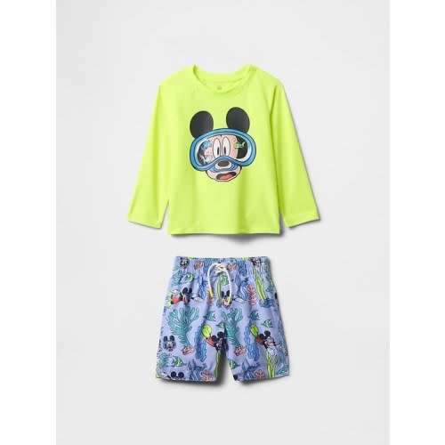 Gap × Disney Baby & Toddler Rash Guard Swim Two-Piece