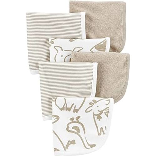 Carter's 6-Pack Washcloths (Ivory)