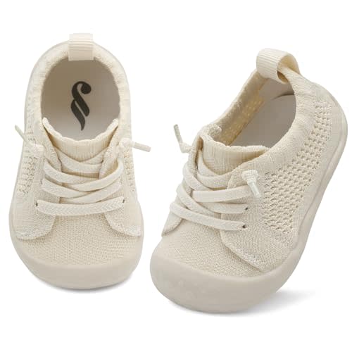 JIASUQI Baby Shoes for Toddler Boys Girls Sneakers Slip on Walking Shoes for Babies