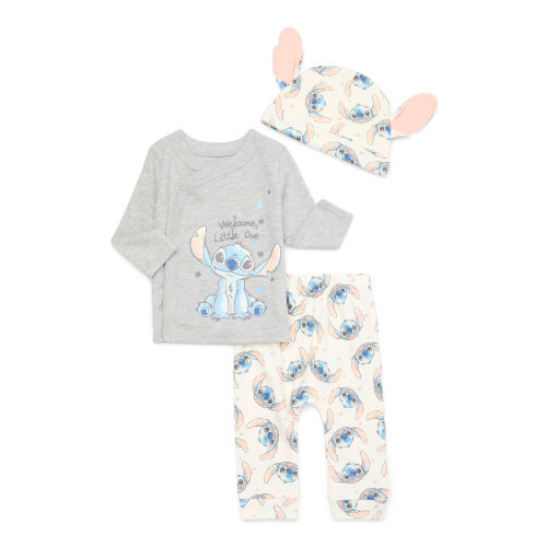 Disney Baby Wishes + Dreams Character Baby Take Me Home Set, 3-Piece, Sizes Preemie-9 Months