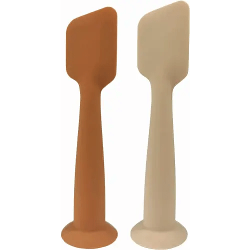 2 Pack Diaper Cream Soft Silicone Brush with Suction Base, Diaper Cream Spatula for Butt Paste Diaper Cream, Perfect for for Babies, Newborn