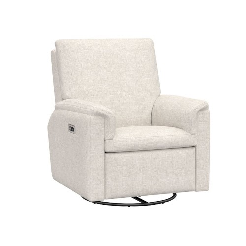Dream Swivel Power Recliner Eco Performance Weave Oatmeal