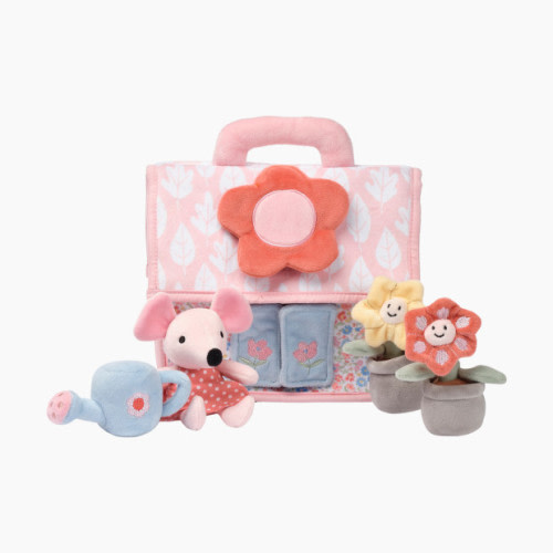 Lambs & Ivy Interactive Plush Toy with Animals - Garden Cottage