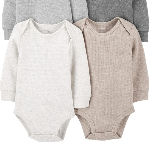 Carter's Baby 4-Pack Long-Sleeve Thermal Bodysuit