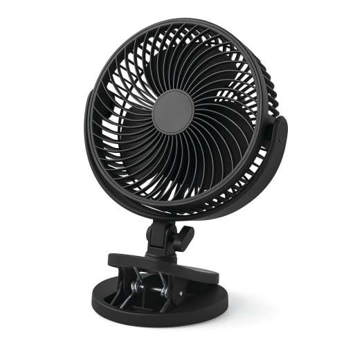 Mainstays 6-inch New Desktop or Clip-on AC Electric Personal Indoor Fan with 2 Speeds, Black