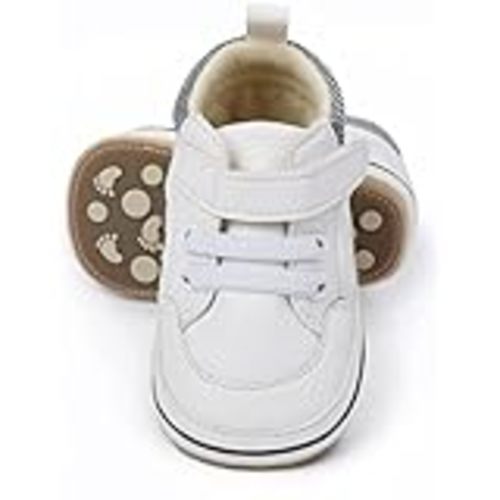 Amazon.com | E-FAK Baby Shoes Boys Infant Sneakers Non-Slip Rubber Sole Toddler Crib First Walker Shoes | Sneakers